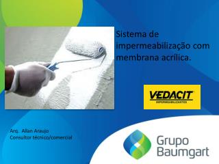 Arq. Allan Araujo Consultor técnico/comercial