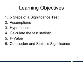 Learning Objectives