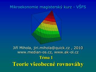 Teorie všeobecné rovnováhy