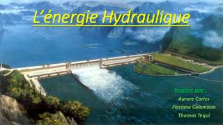L’énergie Hydraulique