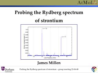 Probing the Rydberg spectrum of strontium – group meeting 22-06-08