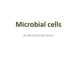 Microbial cells