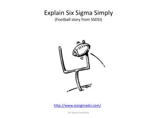 Explain Six Sigma Simply (Football story from SSDSI)