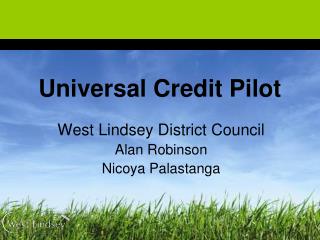 Universal Credit Pilot