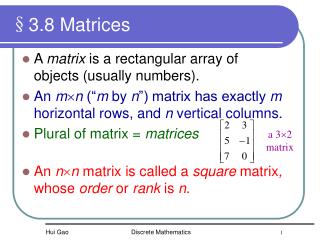 §3.8 Matrices