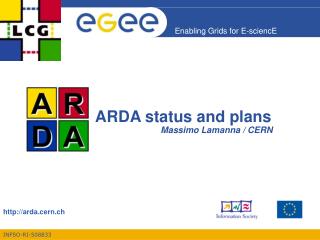 ARDA status and plans