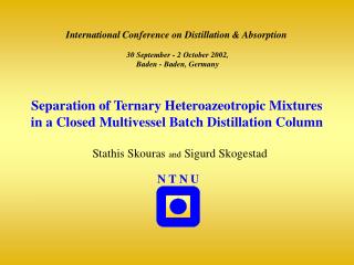 Separation of Ternary Heteroazeotropic Mixtures in a Closed Multivessel Batch Distillation Column