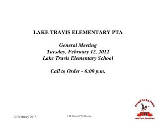 MEETING AGENDA