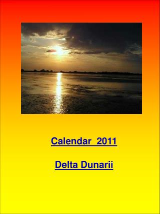 Calendar 2011