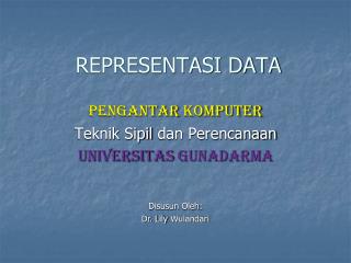 REPRESENTASI DATA