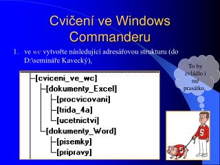 Cvičení ve Windows Commanderu