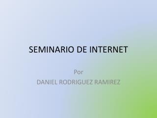 SEMINARIO DE INTERNET
