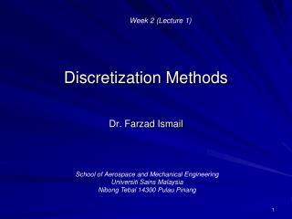 Discretization Methods