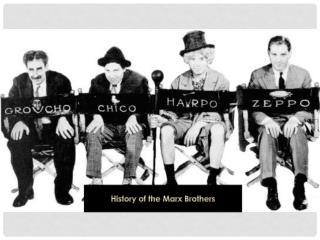 History of the Marx Brothers