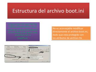 Estructura del archivo booti