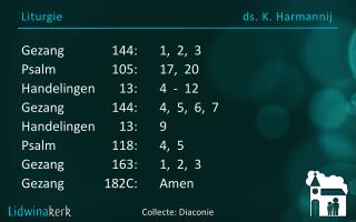 Liturgie ds . K. Harmannij