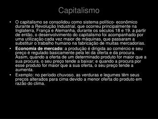 Capitalismo