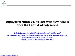 Unraveling HESS J1745-303 with new results from the Fermi-LAT telescope