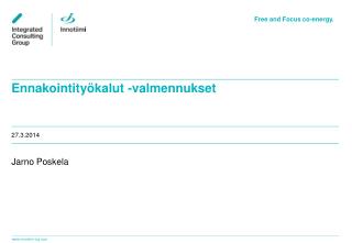 Ennakointityökalut -valmennukset