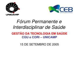 Fórum Permanente e Interdisciplinar de Saúde