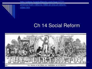 Ch 14 Social Reform