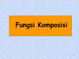 Fungsi Komposisi