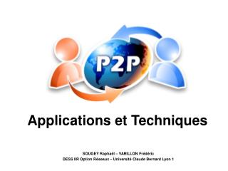 Applications et Techniques