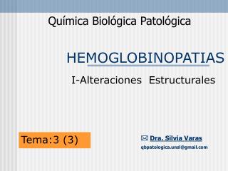 HEMOGLOBINOPATIAS