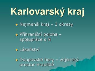 Karlovarský kraj