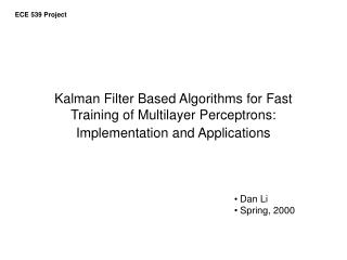 ECE 539 Project