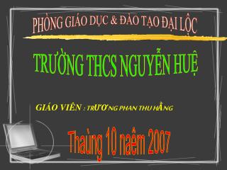 PHÒNG GIÁO DỤC &amp; ĐÀO TẠO ĐẠI LỘC