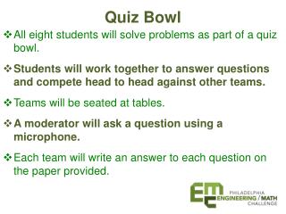 Quiz Bowl