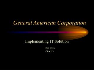 General American Corporation