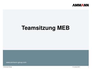 Teamsitzung MEB