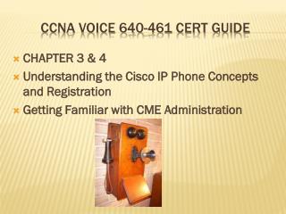 CCNA Voice 640-461 Cert Guide