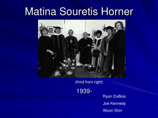 Matina Souretis Horner