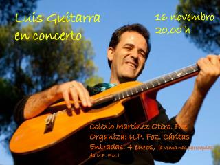 Luis Guitarra en concerto