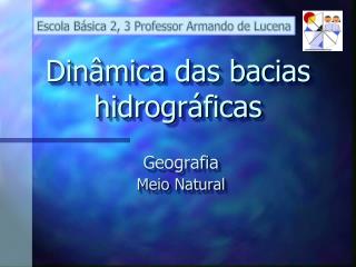 Dinâmica das bacias hidrográficas