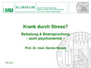 INSTITUT UND POLIKLINIK FÜR ARBEITS-, SOZIAL- UND UMWELTMEDIZIN