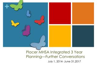 Placer MHSA Integrated 3 Year Planning—Further Conversations