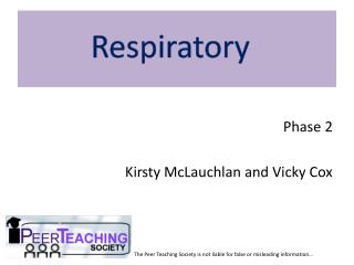 Phase 2 Kirsty McLauchlan and Vicky Cox