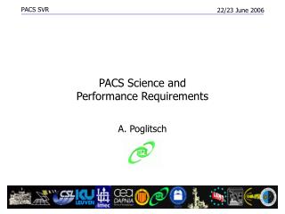 PACS Science and Performance Requirements