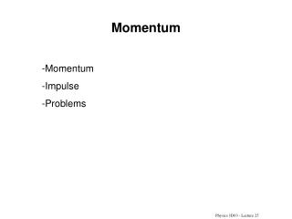Momentum