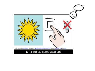 Si fa sol els llums apagats