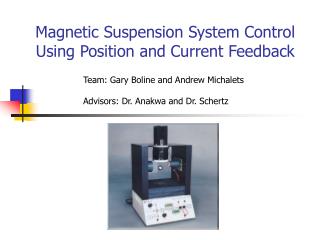 Magnetic Suspension System Control Using Position and Current Feedback