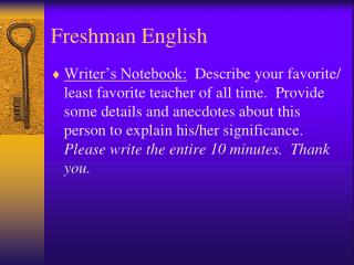 Freshman English