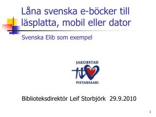 Låna svenska e-böcker till läsplatta, mobil eller dator