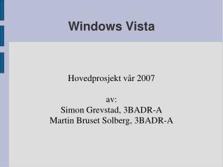 Windows Vista