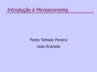 Introdução à Microeconomia