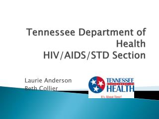 Tennessee Department of Health HIV/AIDS/STD Section